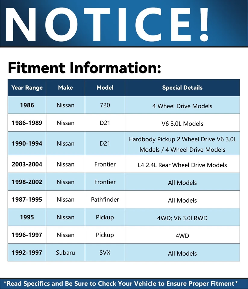 Pastillas de freno delanteras de cerámica para Nissan 720 D21 Frontier Pathfinder Subaru SVX de 4 piezas Foto 2 de 4