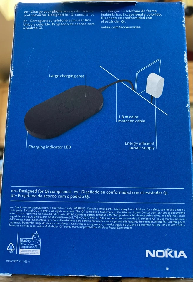 New Nokia DT-900 Wireless Qi Charging Plate For Lumia 820/920/925/930/1020/1520 - Image 3 of 4