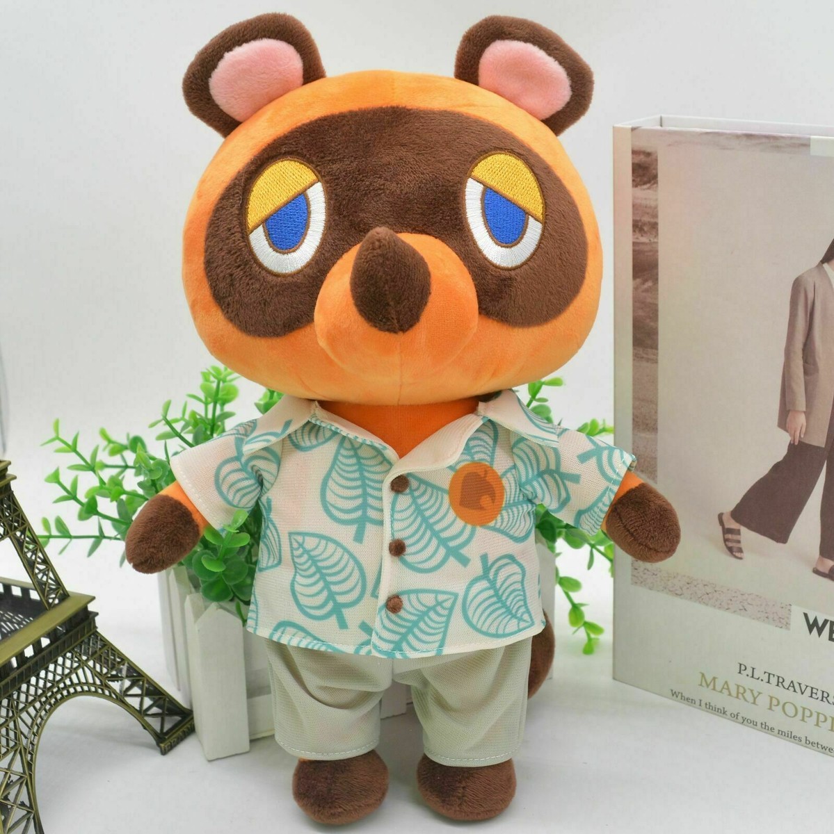 New Animal Crossing Tom Nook Plush Toy Soft Stuffed Animal Doll 11in