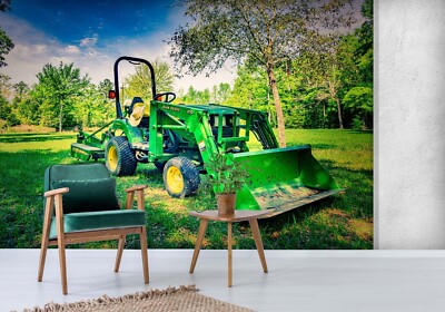 3D Grüner Rasenmäher C6023 Tapete Wandbild Fototapete Beth Sheridan Amy