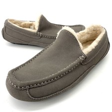 UGG Australia Men's Ascot Slippers Gray Suede US 8 1101110
