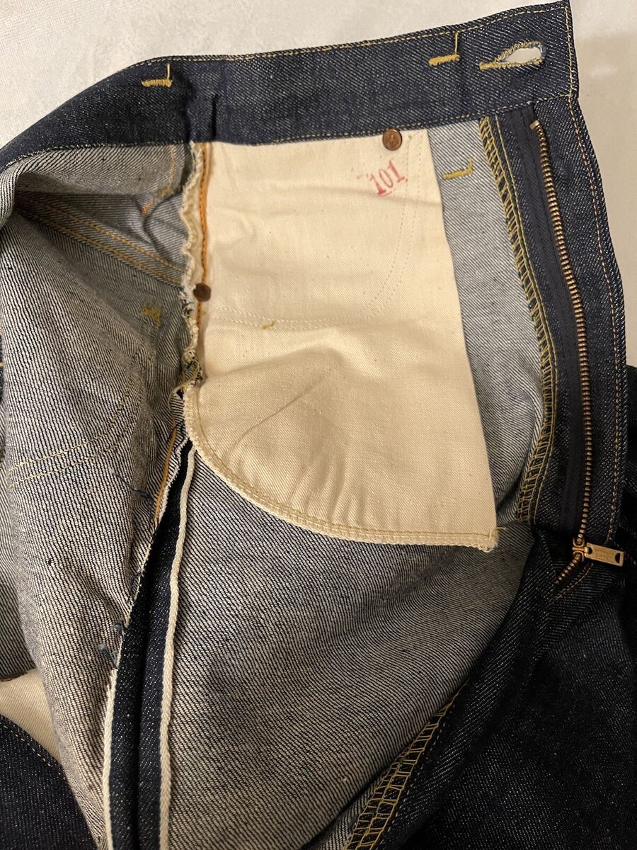 vintage Lee Riders 101Z 1950 Selvedge Jeans NEW With Tag vintage Lee Riders 101Z 1950 Selvedge Jeans NEW With Tag