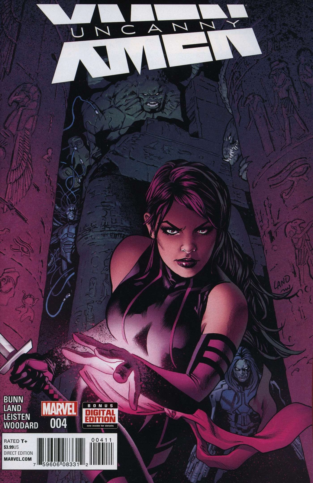 Uncanny XMen (4th Series) 4 VF; Marvel Cullen Bunn 1st print we