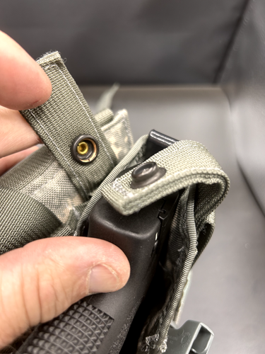 HK USP w/ Light 🇺🇸 USA Holster Canvas Leg Drop Camouflage Molle, H&K Heckler - Picture 3 of 9