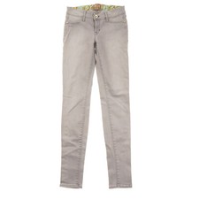 Rich & Skinny Skinny Jeans Womens 25 Light Gray Made in USA