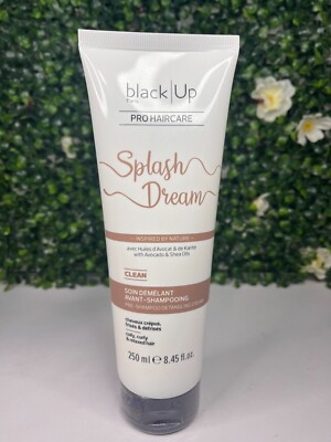 Black UP PRO HAIRCARE SPLASH DREAM PRE-SHAMPOO DETANGLING CREAM, 8.45 Oz