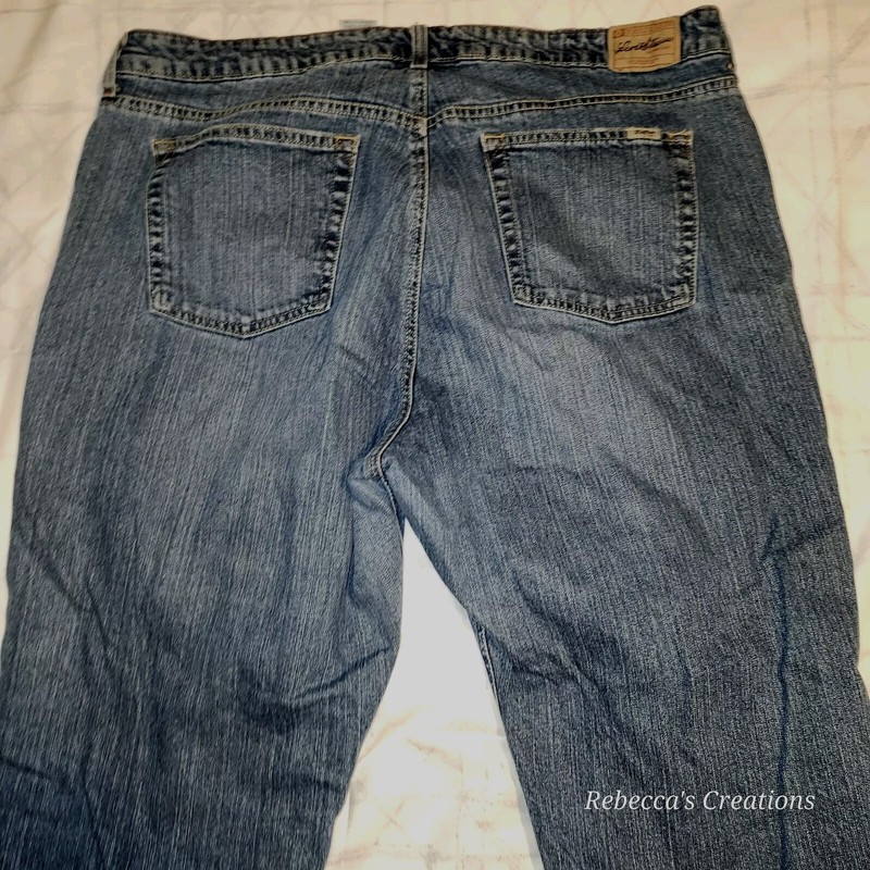 Levi Women's Jeans 24W Classic Stretch Low Rise Bootcut Denim Pants 44" × 30.25"