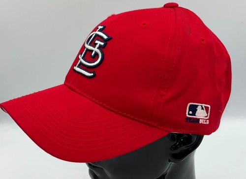 MLB Niños Cardenales de San Luis Papá Sombrero Correa Gorra de Béisbol Roja Seis Paneles OS - Imagen 2 de 5