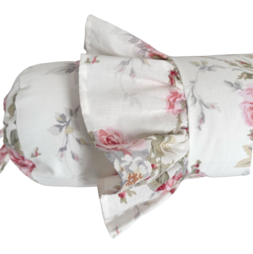 Ralph Lauren Meadow Way 'Faye' Pink Shabby Cottage Chic Bolster/Neckroll Custom - Picture 5 of 6