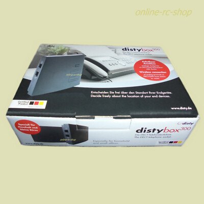 disty Box 300 schnurlose TAE für DECT-GAP Basisstationen für z.B. Fax, Telefon