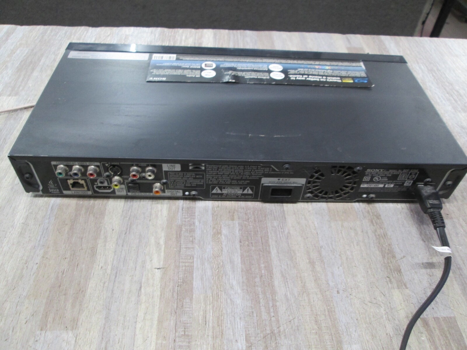 sony bluray disc/dvd player bdps350 W/ CABLE TESTED GOOD eBay