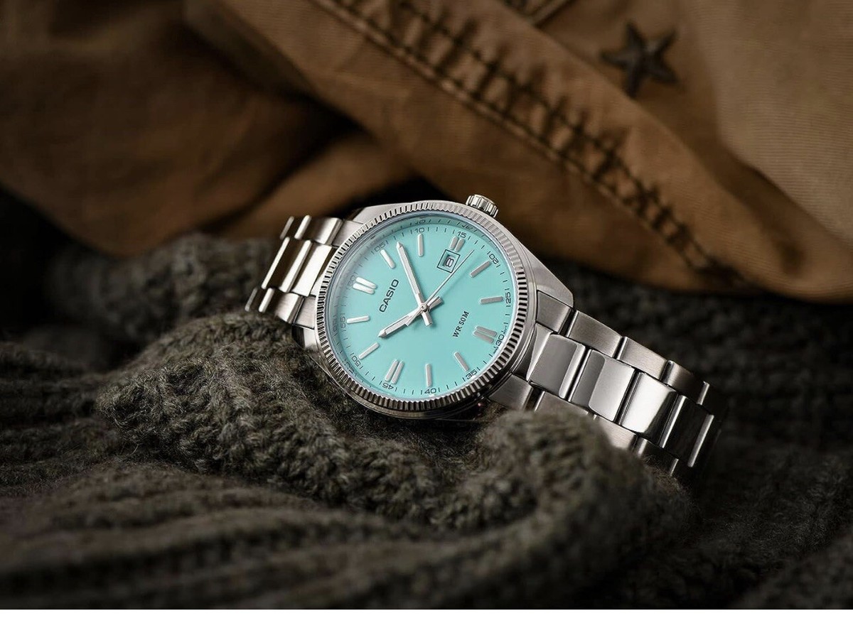 Zegarek Casio Tiffany Niebieski MTP-1302PD-2A2VEF | NOWY