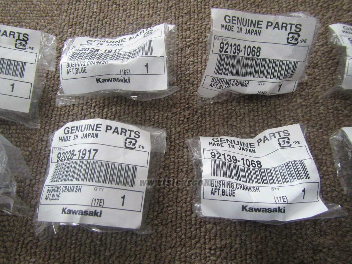 KAWASAKI GPZ900R NINJA ZX900A CRANKSHAFT BUSHING SET BLUE 92028