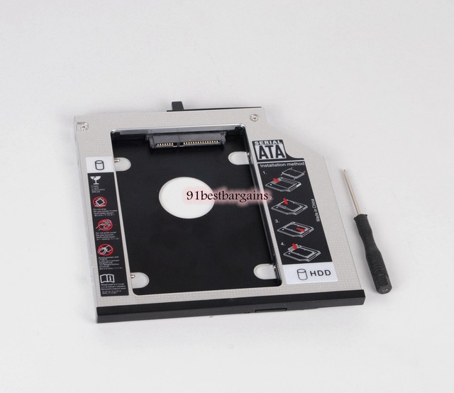 2 nd HDD hard disk SSD adattatore caddy per Lenovo ThinkPad T400 T400s 2 nd HDD hard disk SSD adattatore caddy per Lenovo ThinkPad T400 T400s