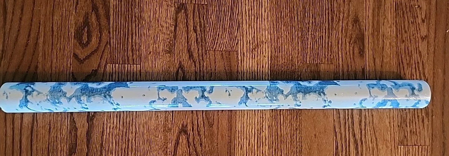 York Wallcoverings NN7300 BATIK DAMASK Wallpaper, Blue & White. One Double Roll