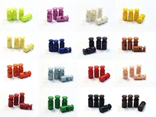 2 Pairs 4Pcs Shoe Laces Buckle Rope Cord Lace Locks Stopper Sports Run Sneaker