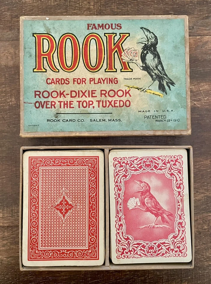 Vintage 1920's ROOK CARD SET For PIT Bull Bear, Rook-Dixie, Over The Top, Tuxedo - Image 4 of 4