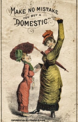 DOMESTIC SEWING MACHINES *2X3 FRIDGE MAGNET* VINTAGE ADVERTISEMENT SUPPLIES SEW