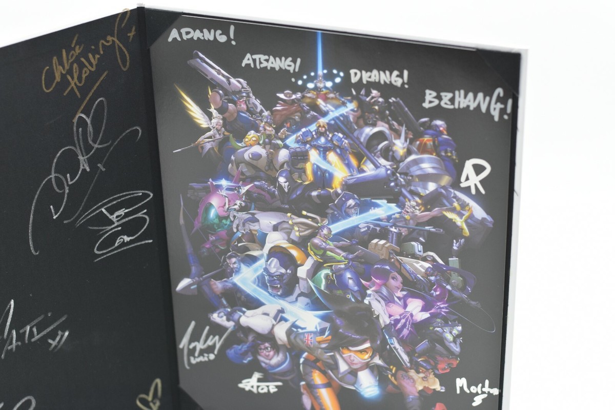 Signed Overwatch Blizzcon Poster Whole DEV team - Not voice actors