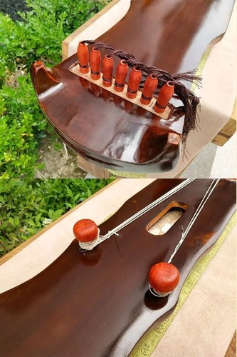 Guqin 7 String 123cm Handmade Paulownia Wood Guzheng Beginner Guqin Instrument - Picture 16 of 32