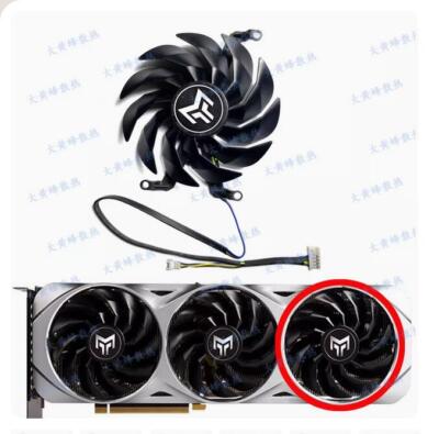 Metal Master Graphics Card Fan For GALAX RTX3060 3070 3070ti 3080 3080ti 3090  =
