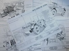 Daimler Ferret MK1 liason. Stowage sketches x 5