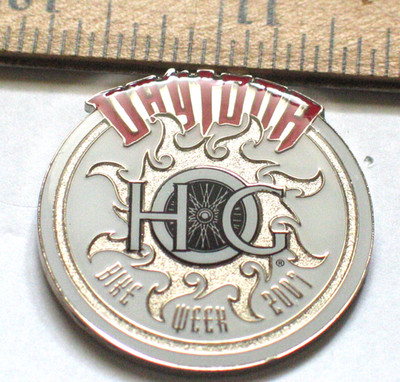 2007 Harley Davidson Hog Chapter Daytona Bike Week Event Lapel Pin Hat Pin