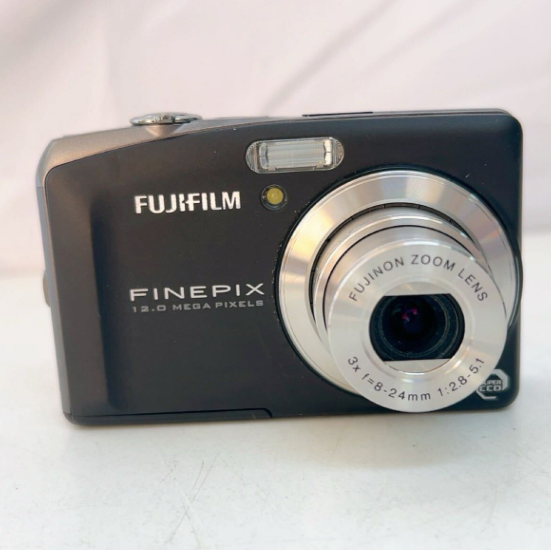 Near MINT] FUJIFILM FINEPIX F60fd Black Compact Digital Camera