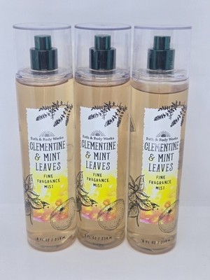 Bath & Body Works Clementine & Mint Leaves Fine Fragrance Mist 3