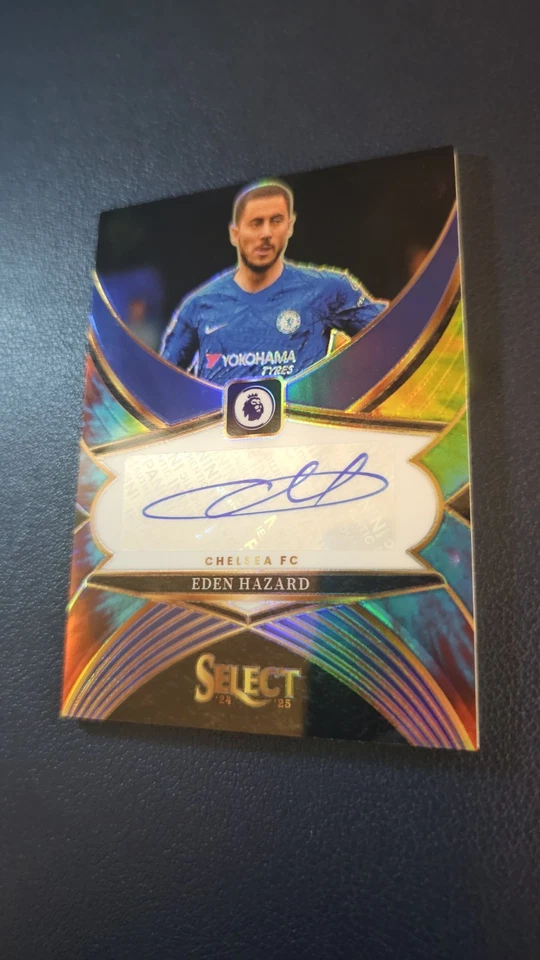 2024-25 Panini Select EPL EDEN HAZARD Auto Select Signatures Tie-Dye 1/25 - Image 3 of 4