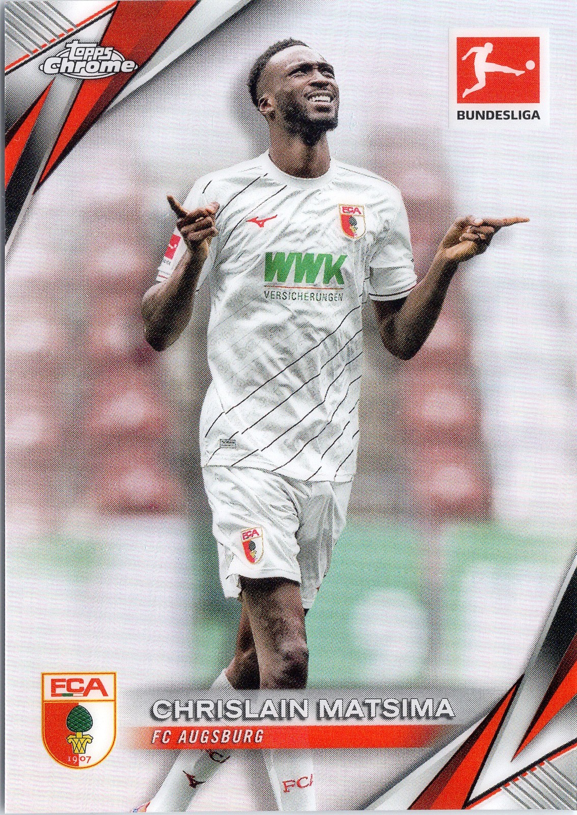 Chrislain Matsima 2024-25 Topps Chrome Bundesliga #2 FC Augsburg
