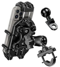 Motorcycle Phone Mount Holder with Vibration Dampener  High-Speed Secure
