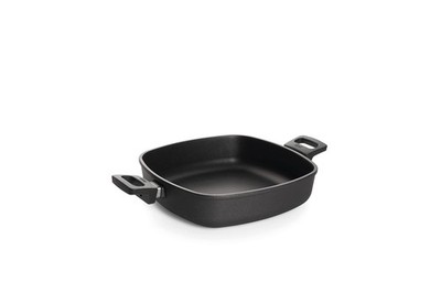Nowo Titanium Gusspfanne viereckig  Induktiv , mit 2 Seitengriffen, 28x28 cm,...