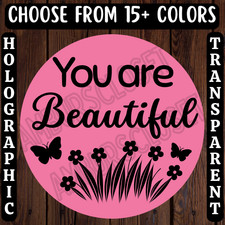 40 YOU ARE BEAUTIFUL STICKERS 2