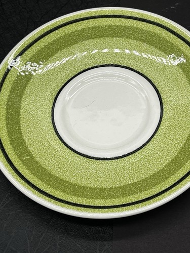 Two GREEN SPAN Saucers Taylor Smith Ironstone 5 7/8” MCM Vintage TST - Picture 4 of 5
