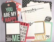 Teresa Collins DAILY STORIES (10pk) HANDMADE 3x4 & 4x6 POCKET JOURNAL CARDS