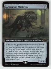 MP-01 Played Argentum Masticore (Extended Art) 393 Phyrexia: All Will Be One R