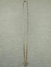 Gold Plated Butterfly Pendant Necklace Chain Sparkly Crystal Fashion Jewelry