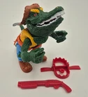 Vintage TMNT 1989 Leatherhead COMPLETE Action Figure Teenage Mutant Ninja Turtle