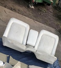 1964 65 66 1967 1968 Mustang Fastback Bench Seat Warmrest Frame Tracks Oem