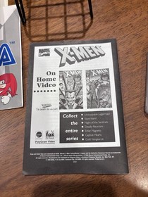 Sega Game Gear Marvel X-Men Gamemasters Legacy W/ Box & Instructions