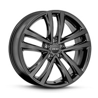 1X Oxxo Wheels Brave Black Black 7.0Jx16 5X112 ET41