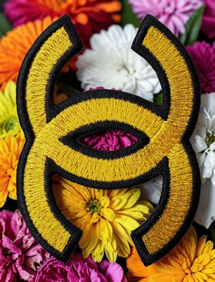 #ad Unique Full Stitch Embroidered Iron On Patch Fashion Designer 3D CC $10.37