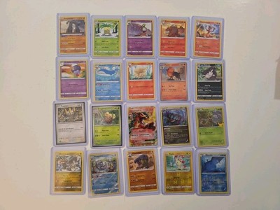 Pokemon Mixed Lot Of 20 Cards- Different Sets