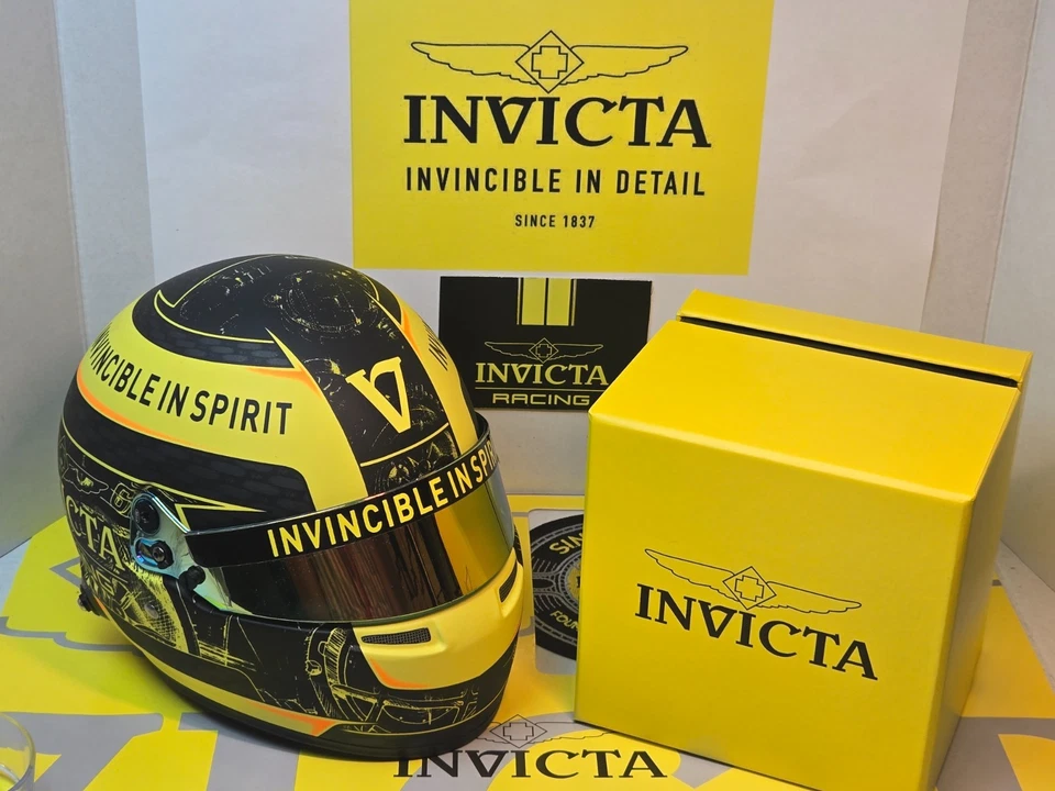 Invicta男士特别18K金盘银色蓝色表盘表带45毫米时尚手表 — 第 2/4 张图片