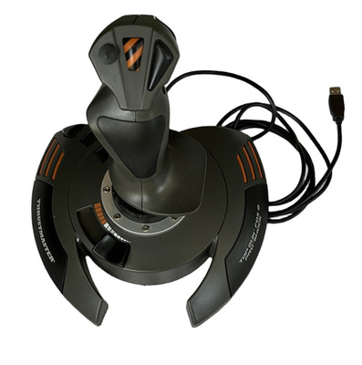 Thrustmaster Top Gun Fox 2 Pro Shock Black Joystick Controller USB - Untested