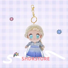 Disney store authentic 2025 frozen elsa plush keychain shanghai disneyland