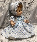 Doll Clothes For 16” Tiny Tears “Lovely Blue Dress Set" by Maureen