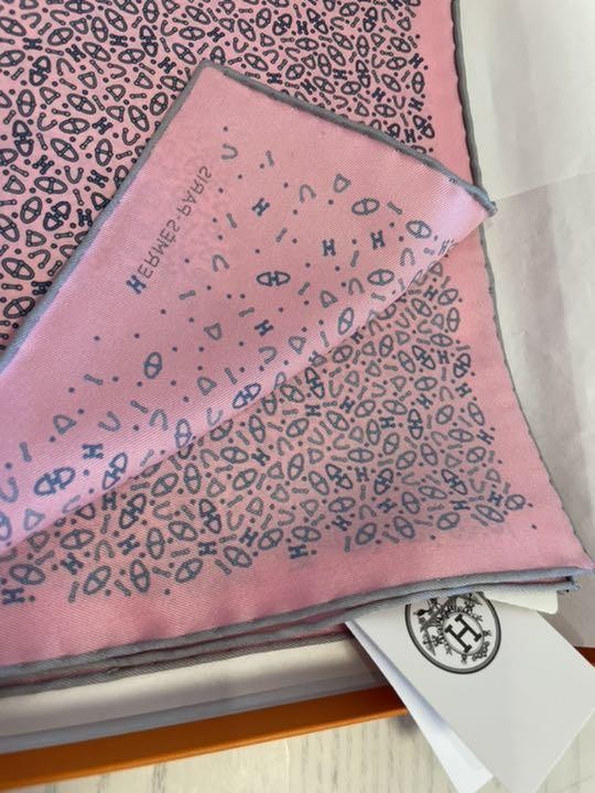 HERMES Silk Bandana Scarf in Vibrant Colors
