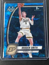 2024-25 Bowman University Chrome Sapphire Braden Smith Purdue #12 1st Bowman